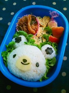 アレンジ自在・簡単クマちゃんキャラ弁-レシピのメイン写真