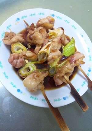 我が家のグリル焼き鳥-レシピのメイン写真