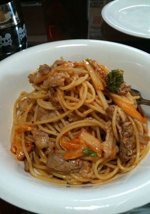 豚キムパスタ-レシピのメイン写真