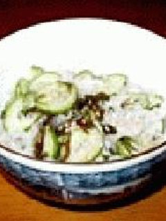 きゅうりと白きくらげのもずく酢和え-レシピのメイン写真