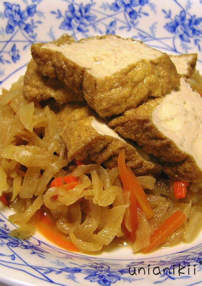 切干大根と厚揚げの煮物-レシピのメイン写真