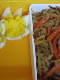 時短レシピ弁当おかず☆ゆで卵☆お花型-レシピのメイン写真