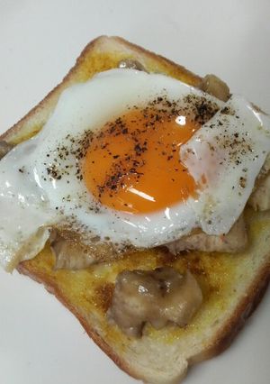 カレーバナナのたまご～なトースト♪-レシピのメイン写真