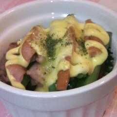 รูปของ お弁当おかず★いんげんのマヨチー焼き④♫