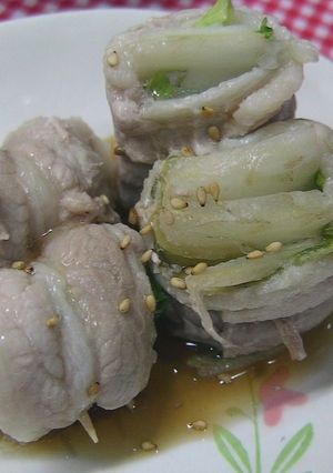 土鍋で蒸し蒸し白菜豚バラロール-レシピのメイン写真