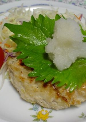 豆腐とゴボウの和風ハンバーグ-レシピのメイン写真