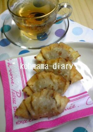 ギョウザの皮deあんバナナパイ-レシピのメイン写真