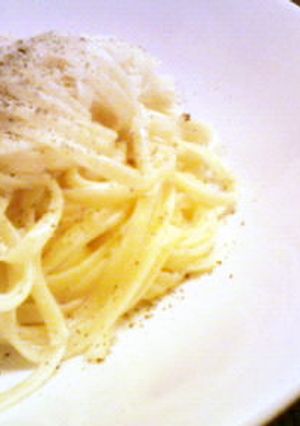 * クリームチーズ＆黒胡椒のパスタ *-レシピのメイン写真