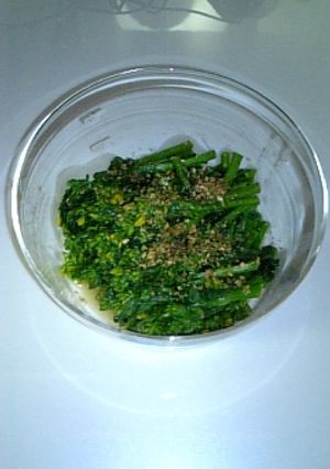 菜の花のからしあえ-レシピのメイン写真