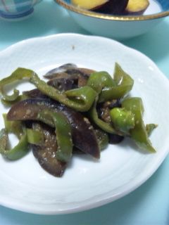 茄子とピーマンの辛みそ炒め-レシピのメイン写真