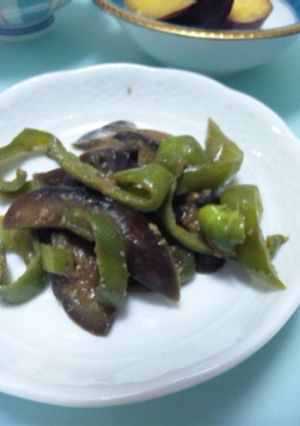 茄子とピーマンの辛みそ炒め-レシピのメイン写真