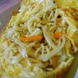 もやし柚子胡椒&お酢さっぱり炒めオムレツ