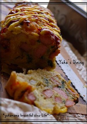 お豆腐でヘルシー＆とっても簡単ケークサレ-レシピのメイン写真