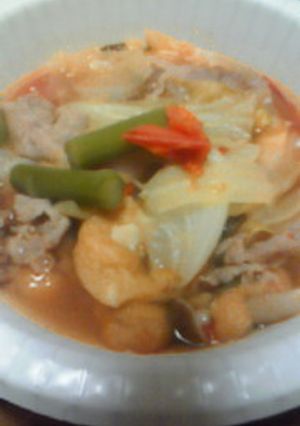辛ラーメンでお鍋-レシピのメイン写真