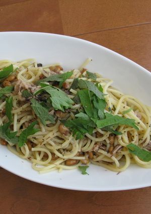 さば缶と納豆のパスタ-レシピのメイン写真