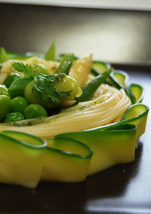 豆たちの饗宴冷製パスタ-レシピのメイン写真