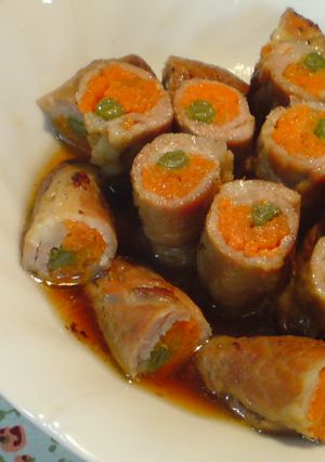 豚肉のクルクル巻き-レシピのメイン写真