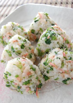 桜エビと菜の花の混ぜご飯＆おにぎり-レシピのメイン写真