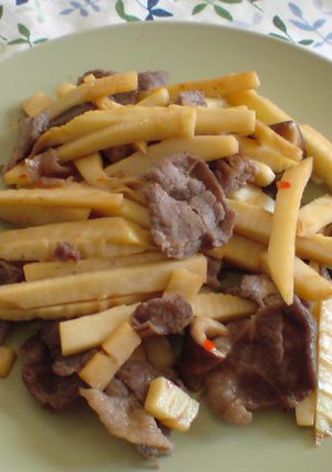 タケノコと牛肉のピリ辛炒め★-レシピのメイン写真