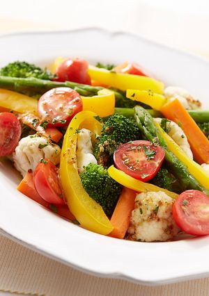 温野菜のハニーソースサラダ-レシピのメイン写真