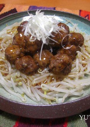 和風肉団子の黒酢あんかけ-レシピのメイン写真