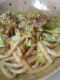 ツナマヨ大好き~♪間違いない!うどん♪-レシピのメイン写真