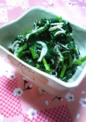 ★ほうれん草☆しらす煮★-レシピのメイン写真