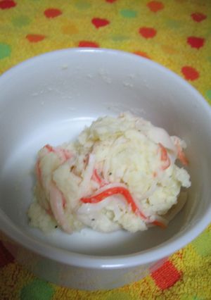 時短レシピ弁当おかず☆カニカマポテサラ☆-レシピのメイン写真