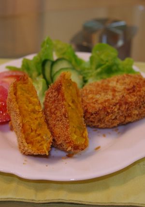かぼちゃとツナのコロッケ-レシピのメイン写真
