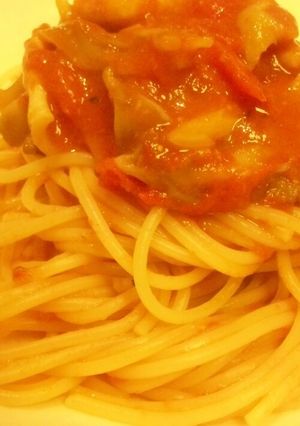 ヘルシー★☆トマトソースパスタ-レシピのメイン写真