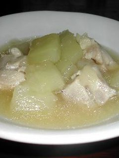 とうがんと鶏肉の煮物-レシピのメイン写真