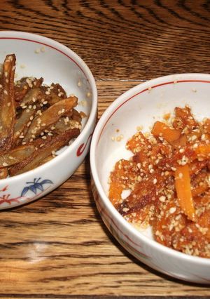 甘辛ごぼう＆にんじん揚げ-レシピのメイン写真