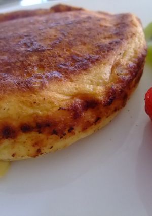 憧れ♪喫茶店のホットケーキ-レシピのメイン写真