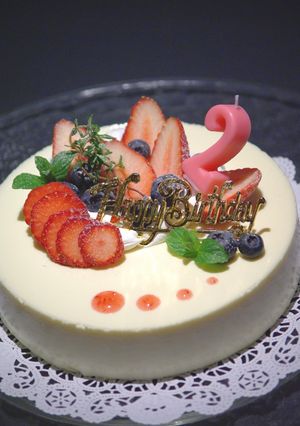 ■卵不使用■2歳のがっつり誕生日ケーキ♪-レシピのメイン写真