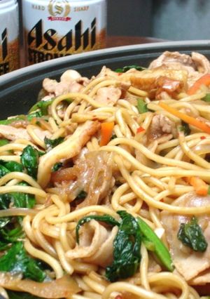 がっつり最高!こってりピリカラ焼きそば-レシピのメイン写真
