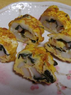 お弁当に♪海苔とちくわの卵焼き-レシピのメイン写真
