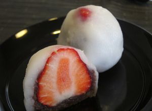 レンジで美味しいイチゴ大福（上新粉）-レシピのメイン写真