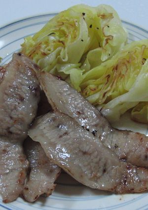 おいしい☆焼きキャベツのガーリック風味-レシピのメイン写真