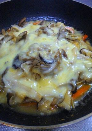 チーズいっぱ～いの鮭キノコ-レシピのメイン写真