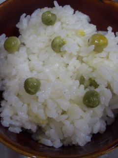 簡単!うすいえんどう豆ごはん。。。♪-レシピのメイン写真