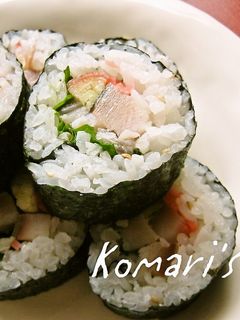 市販のしめ鯖で♪ 簡単巻き寿司-レシピのメイン写真