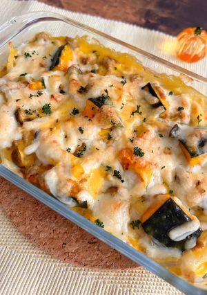 とろーりチーズのかぼちゃグラタン🎃-レシピのメイン写真