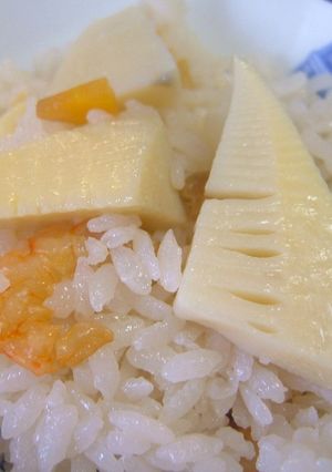 筍ご飯・・ちょっと中華風?干しえび入り-レシピのメイン写真