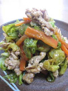 春キャベツと豚肉のみそ炒め-レシピのメイン写真