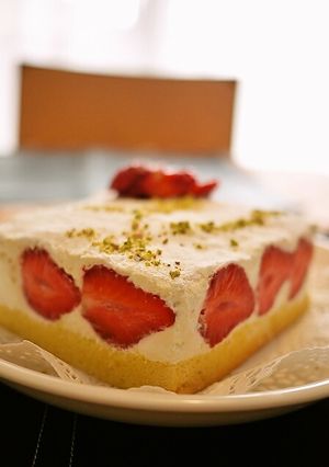 フレジエ風☆いちごのチーズクリームケーキ-レシピのメイン写真