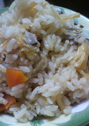 干し貝柱の生姜風味☆炊き込みご飯♪-レシピのメイン写真