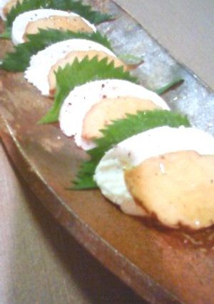 いぶりがっこ de 和風カプレーゼ-レシピのメイン写真