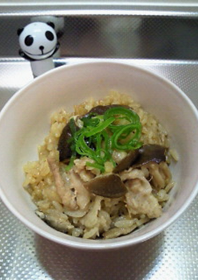 中華風☆きのこと豚の炊き込みご飯♪-レシピのメイン写真