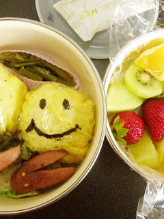 ❤キャラ弁「にこちゃんおにぎり」-レシピのメイン写真