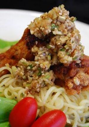 手羽元の唐揚10種の香味野菜ソース-レシピのメイン写真
